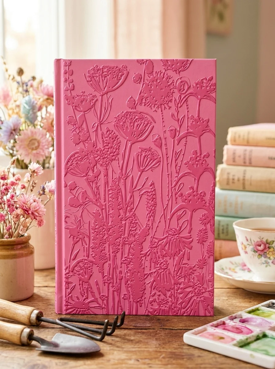 Lucy Innes Williams: Pink Garden House Artisan Art Sketch Book — Дім, сім'я, релігія