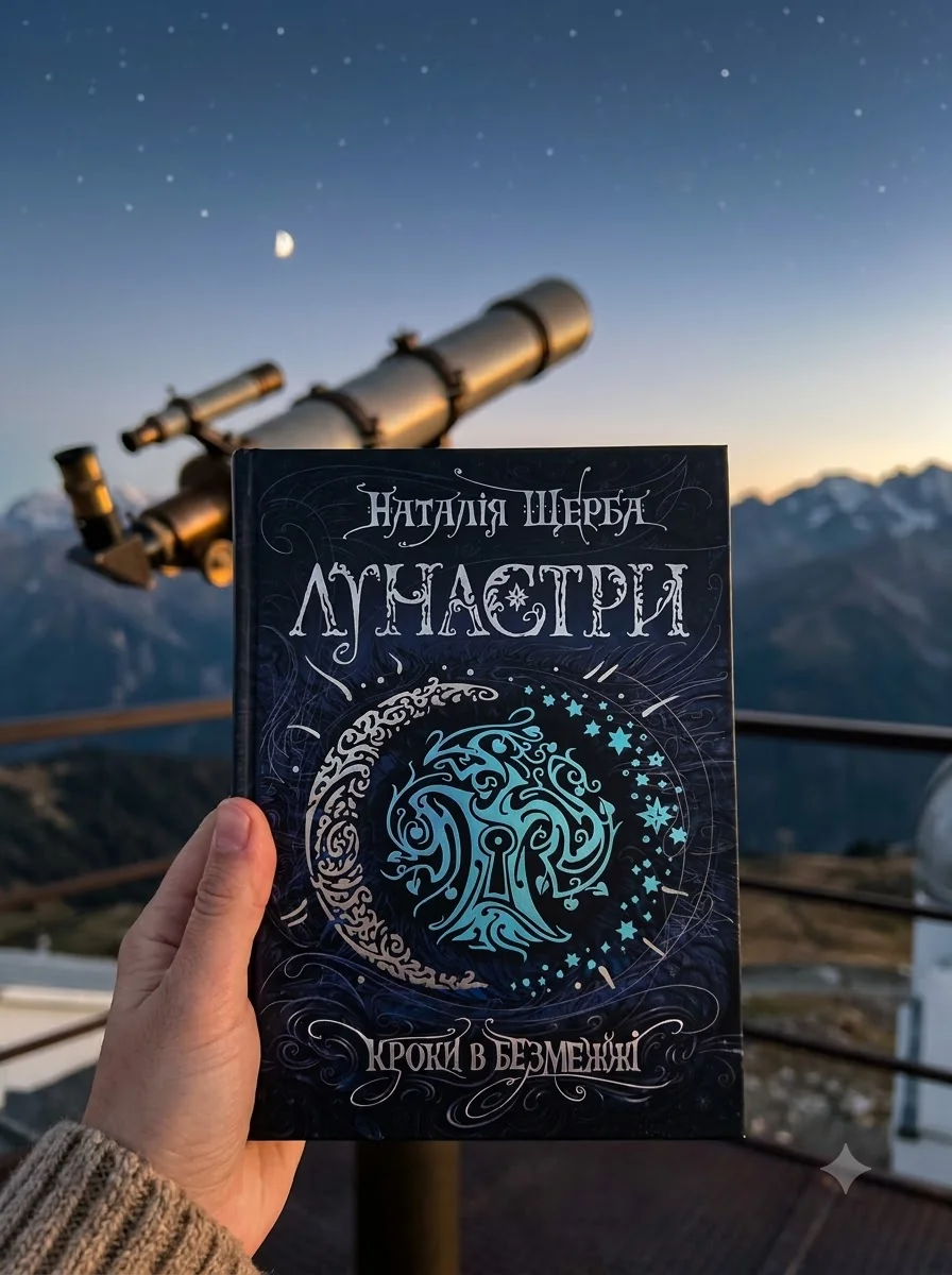 Лунастри. Кроки в безмежжі. Книга 3 — Наталія Щерба, обкладинка