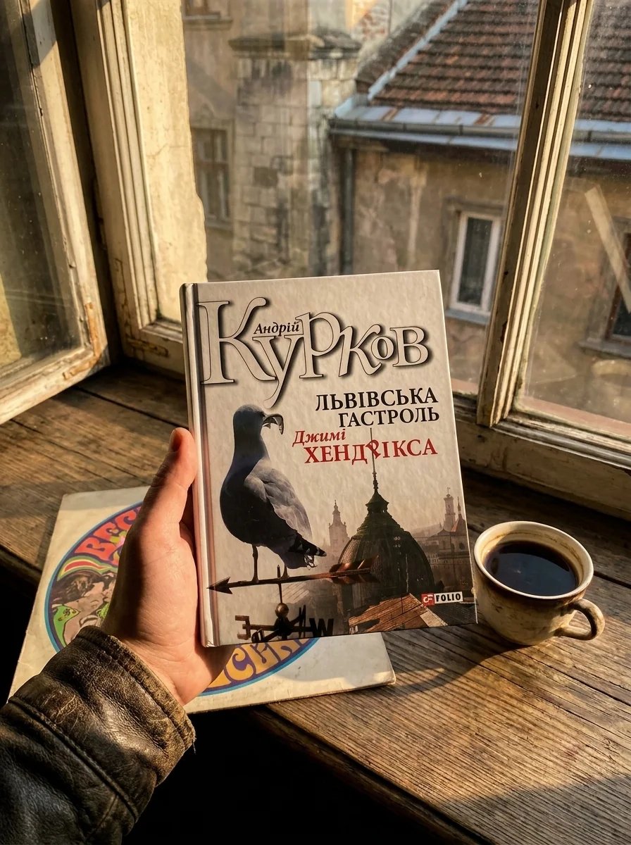Львiвська гастроль Джимi Хендрiкса — Андрій Курков, обкладинка