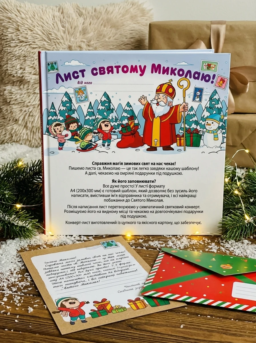 Лист Святому Миколаю. Білий — Дитяча література