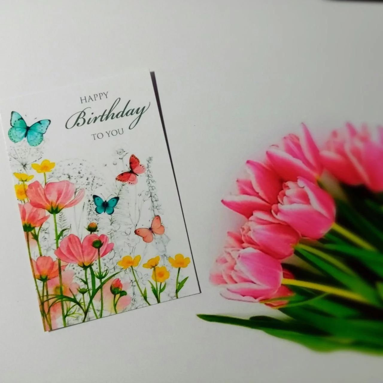 Листівка міні 6х8см Bibirki Happy Birthday to you