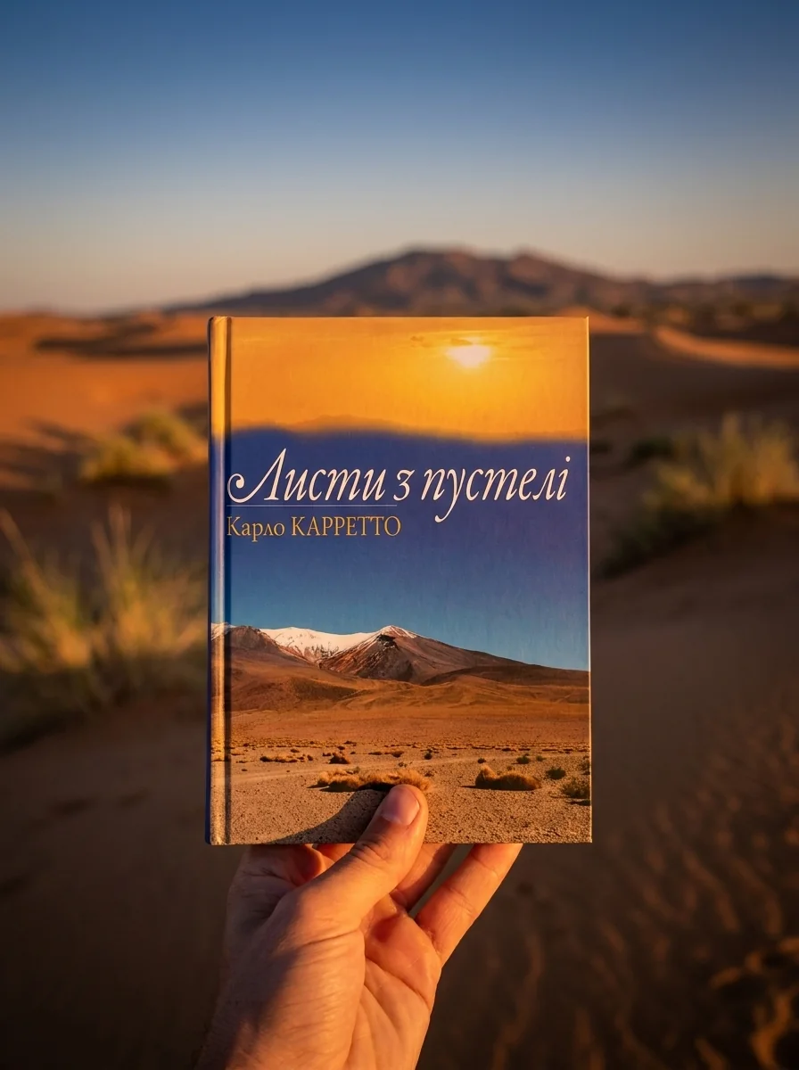 Листи з пустелі — Карло Карретто, обкладинка