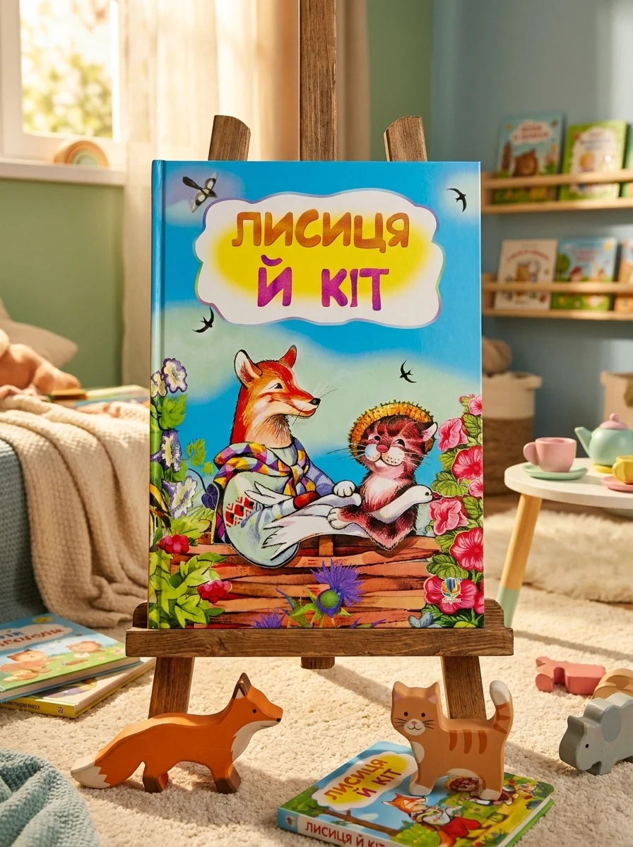 Лисиця і кіт, — Дитяча література
