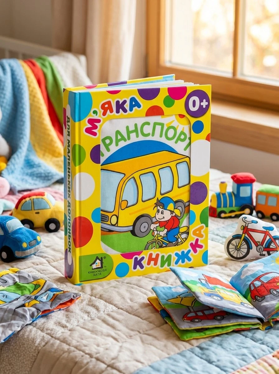 М`яка книжка. (15*20) Транспорт. 0+ — Без автора, обкладинка