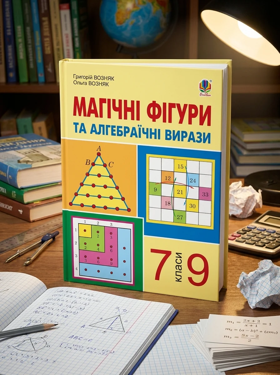 Магічні фігури та алгебраїчні вирази. 7-9 класи — Вивчення мов
