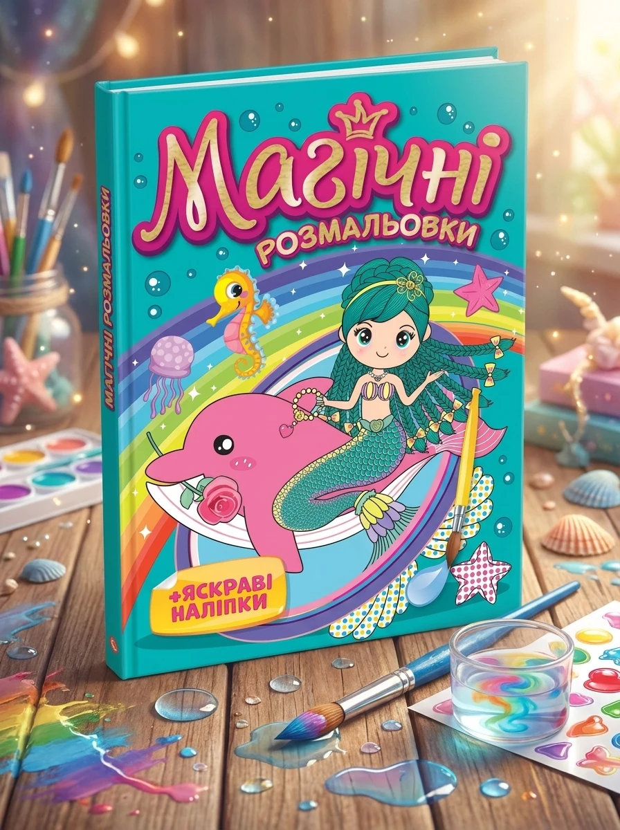 Магічні розмальовки. Колекція 4 штук — Дитячі книги