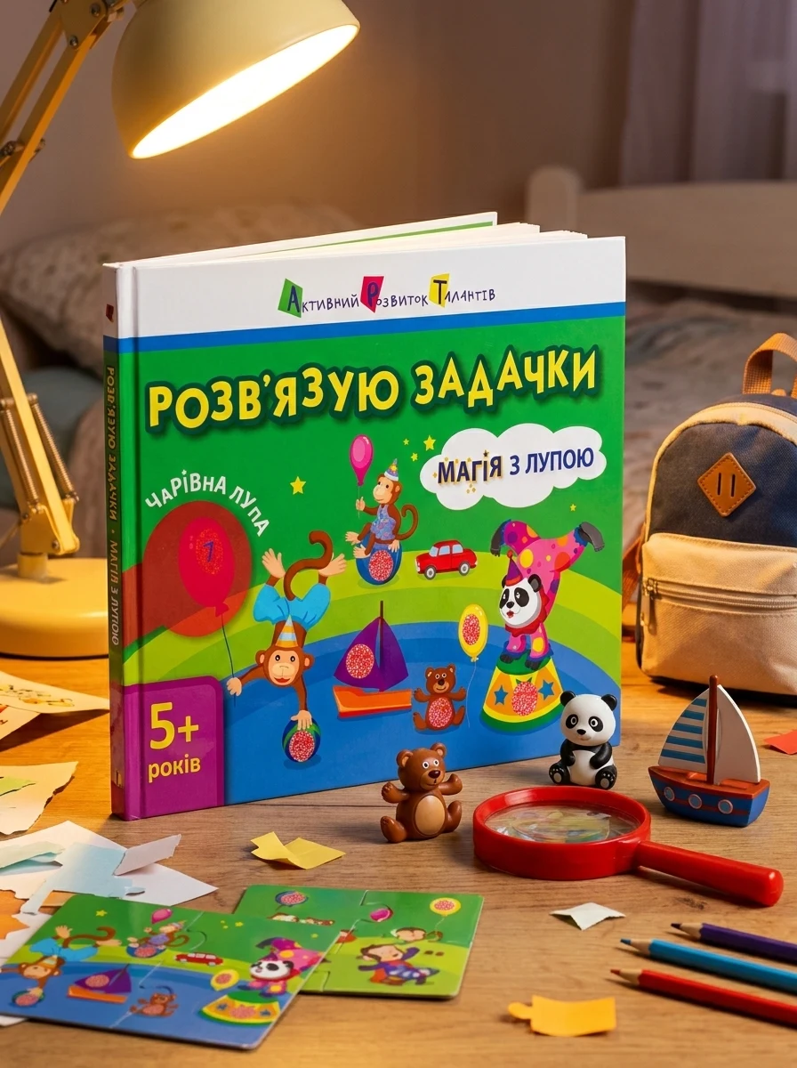 Магія з лупою. Розв'язую задачки, — Дитяча література