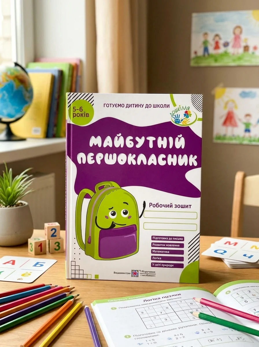 Майбутній першокласник. Робочий зошит-збірка для дітей 5-6 років