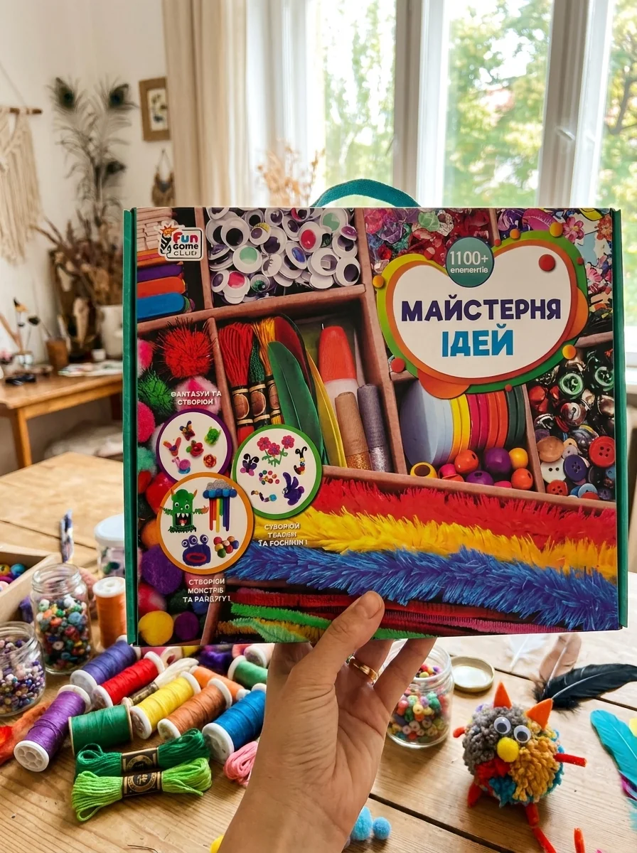 Майстерня ідей FunGame 1100 елементів (36627) — Дитячі книги