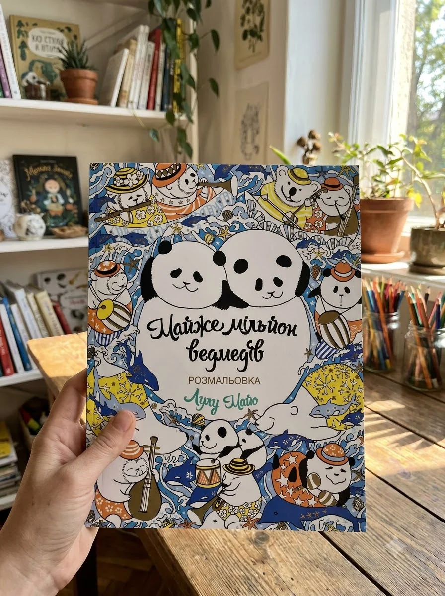 Майже мільйон ведмедів. Книга для дозвілля — Розмальовки для дітей