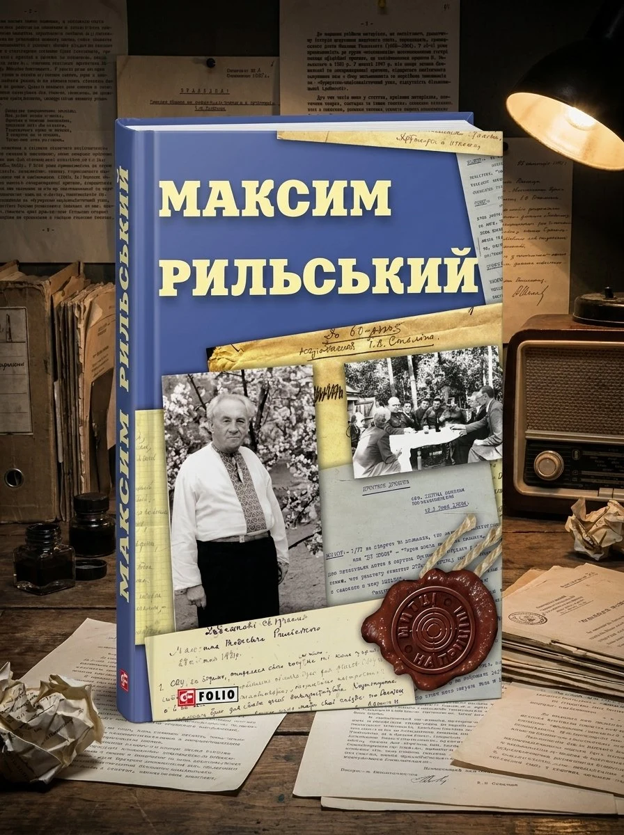 Максим Рильський — Вікторія Колесник, обкладинка