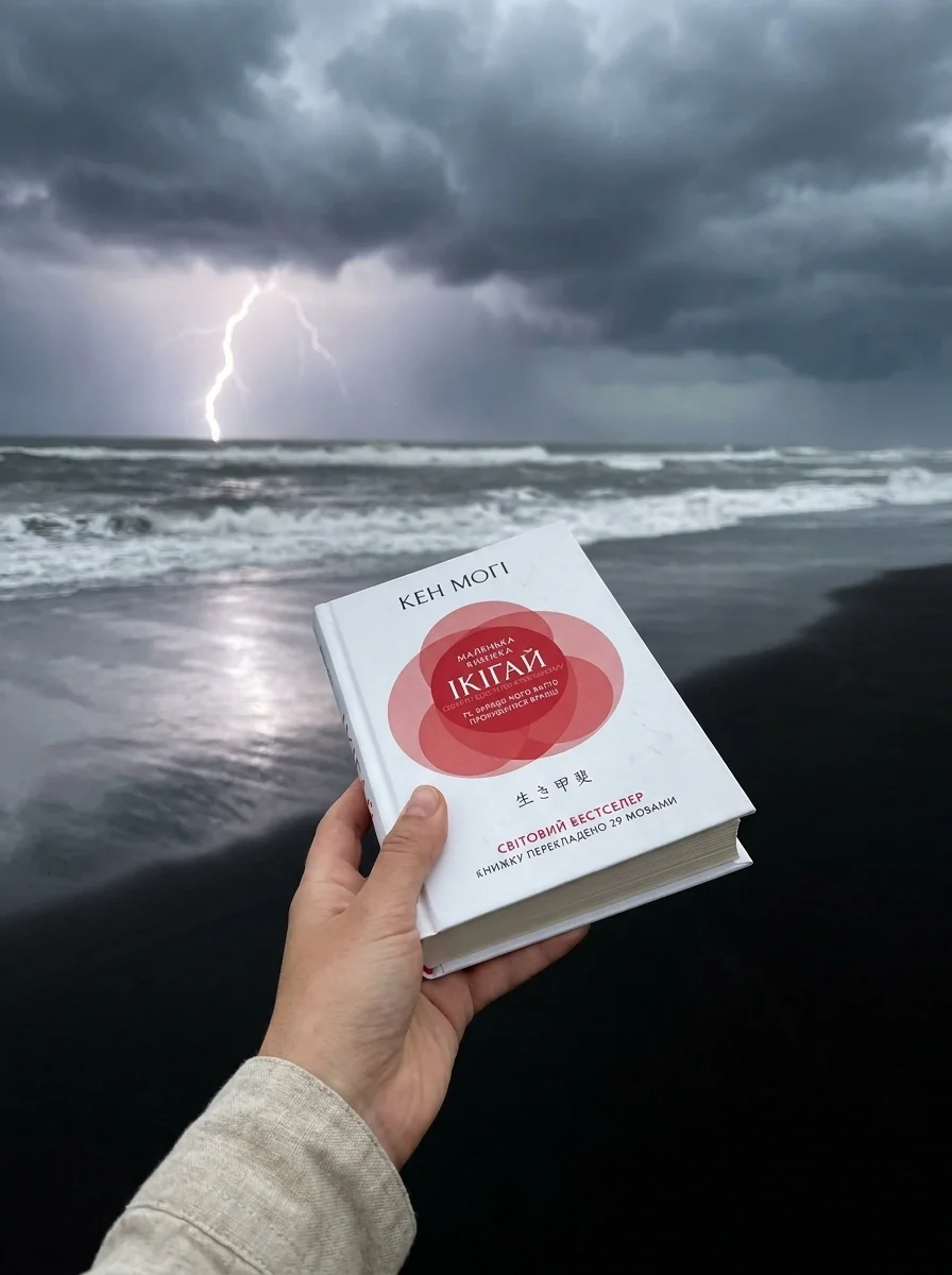 Маленька книжка ікіґай. Секрети щастя по-японському — Кен Могі, обкладинка