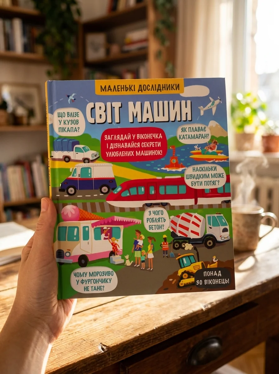 Маленькі дослідники. Світ машин — Дитяча література