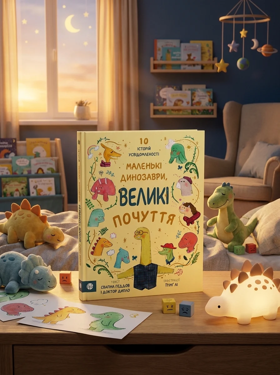 Маленькі динозаври, великі почуття — Дитяча література