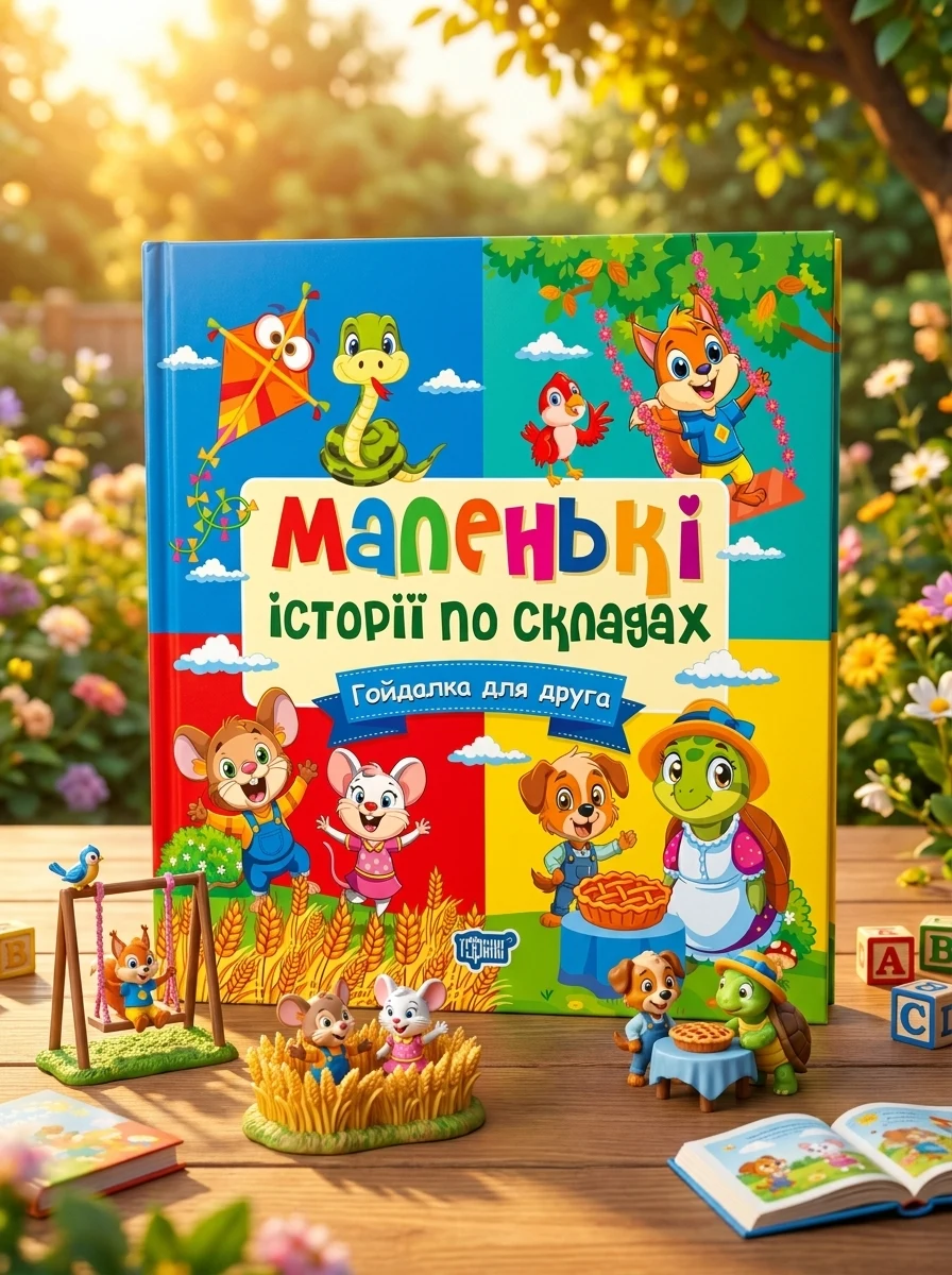 Маленькі історії по складах. Гойдалка для друга — фото 2