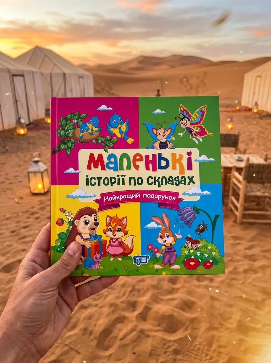 Маленькі історії по складах. Найкращий подарунок — Вивчення мов