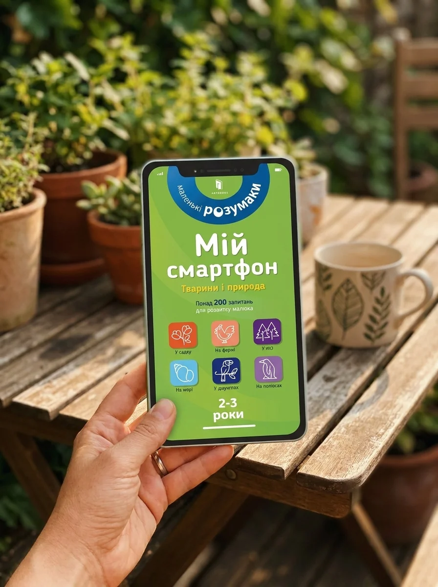 Маленькі розумаки. Мій смартфон. Тварини і природа. 2-3 роки — Маріанн Дюпюї-Соз, обкладинка