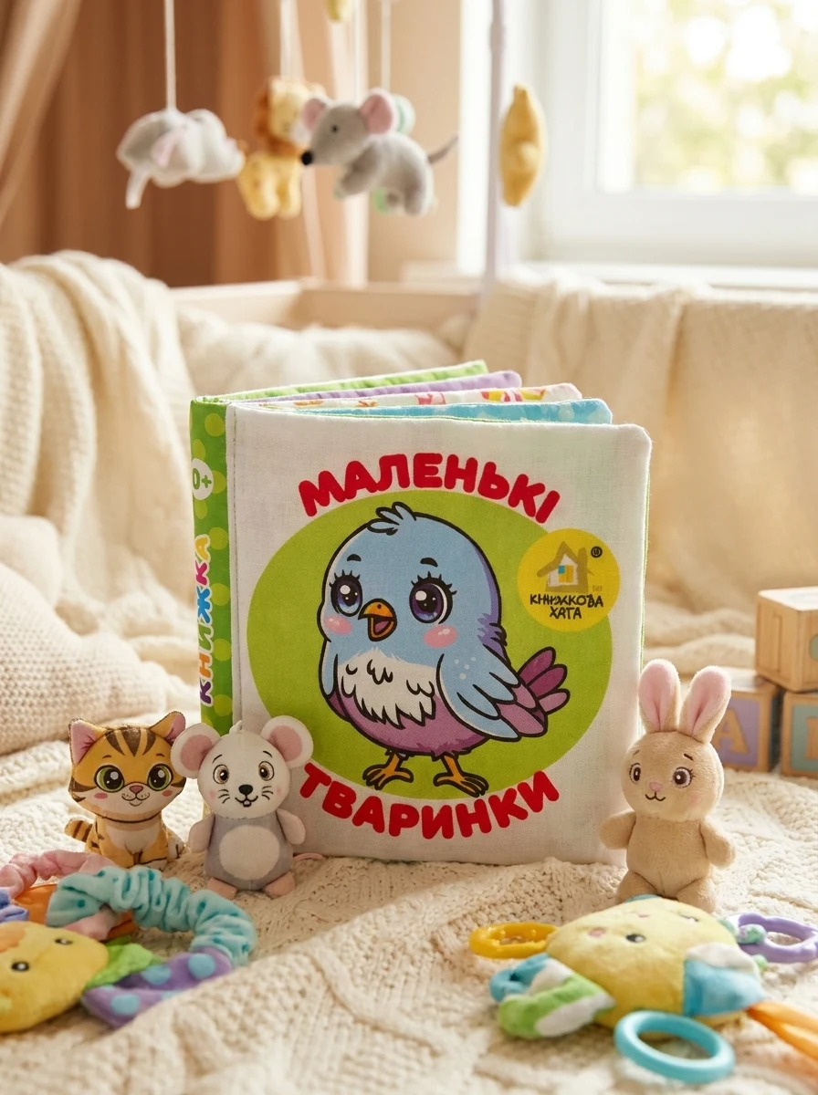 Маленькі тваринки. М'яка книжка — Дитячі книги