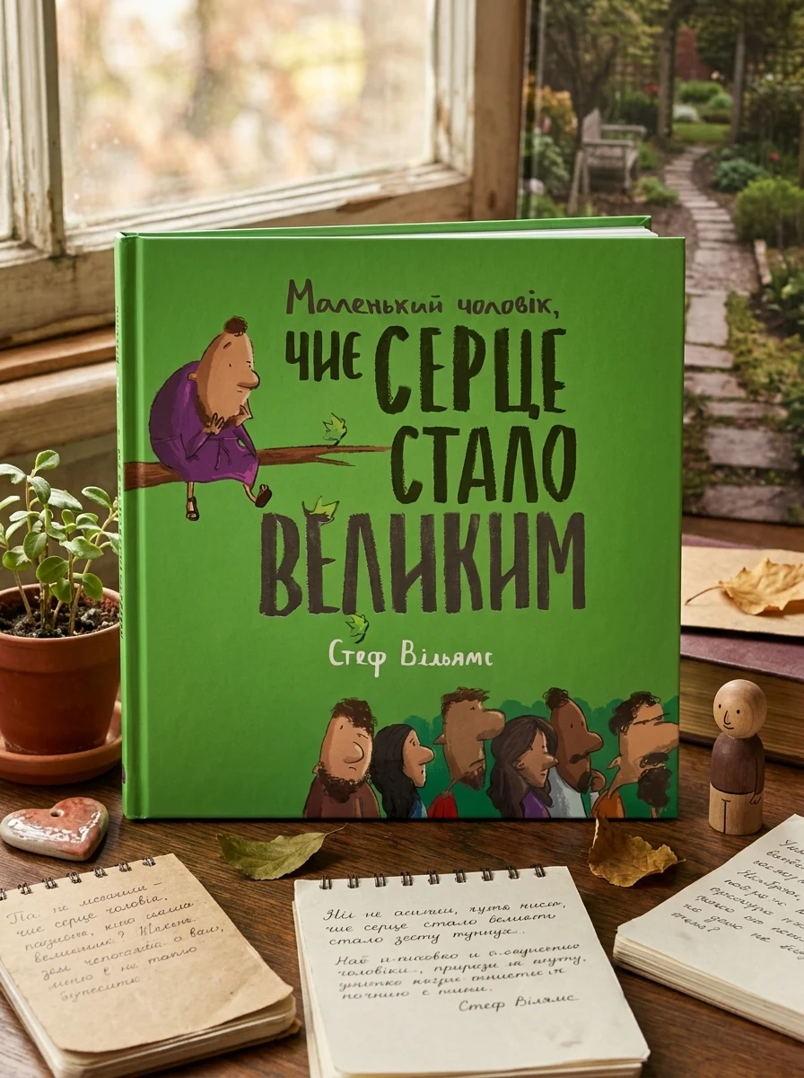 Маленький чоловік, чиє серце стало великим — Дитяча література