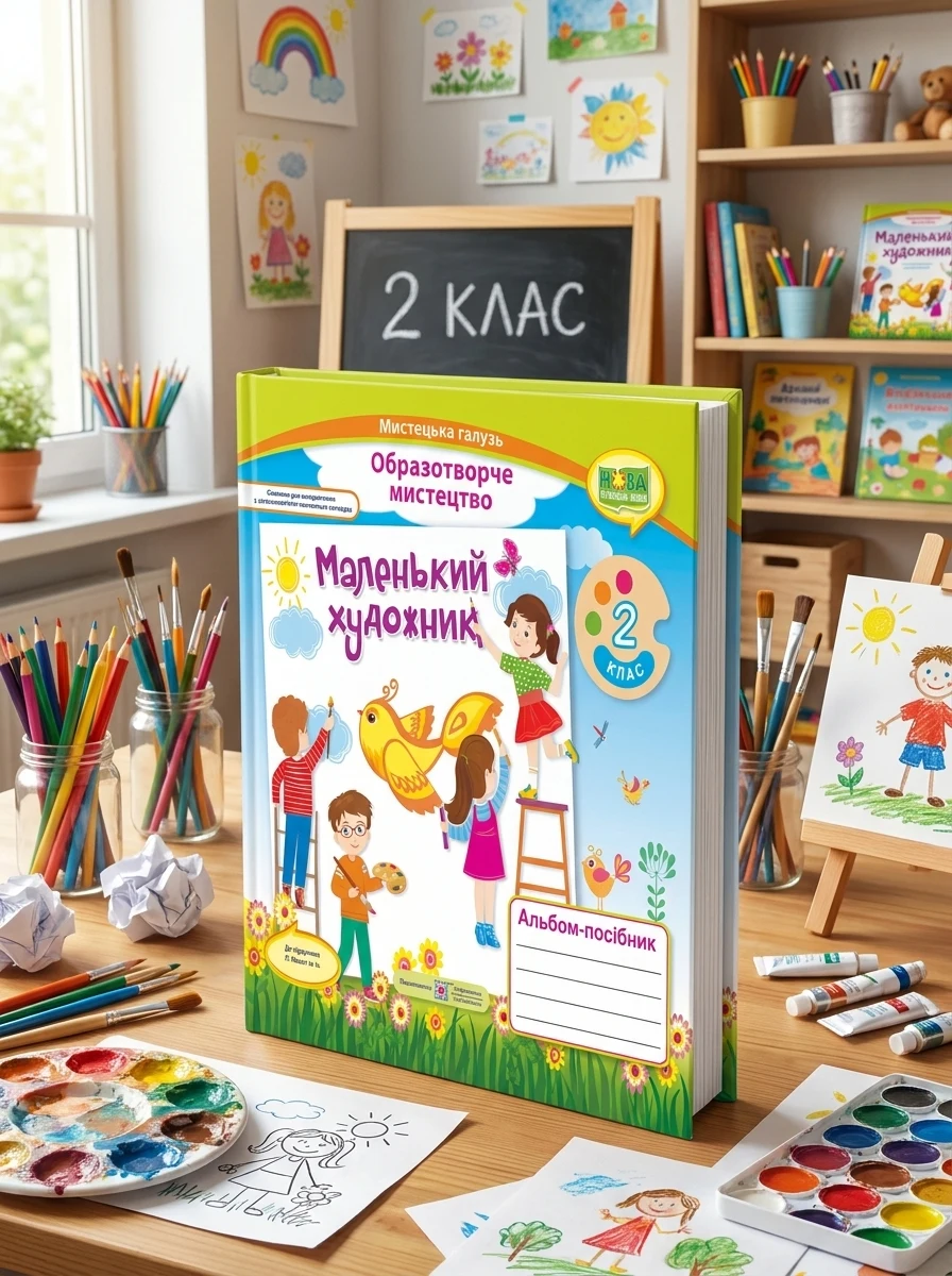 Маленький художник. 2 клас. Альбом-посібник з мистецтва