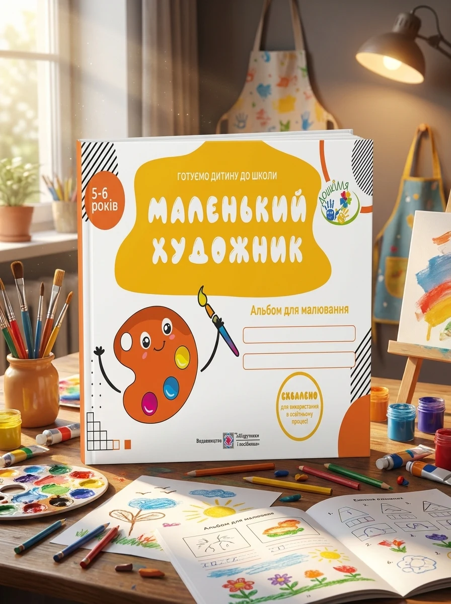 Маленький художник. Альбом для дітей 5-6 років — Дитяча література