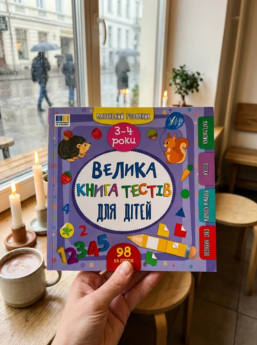 Маленький розумник. Велика книга тестів для дітей. 3–4 роки — фото 2