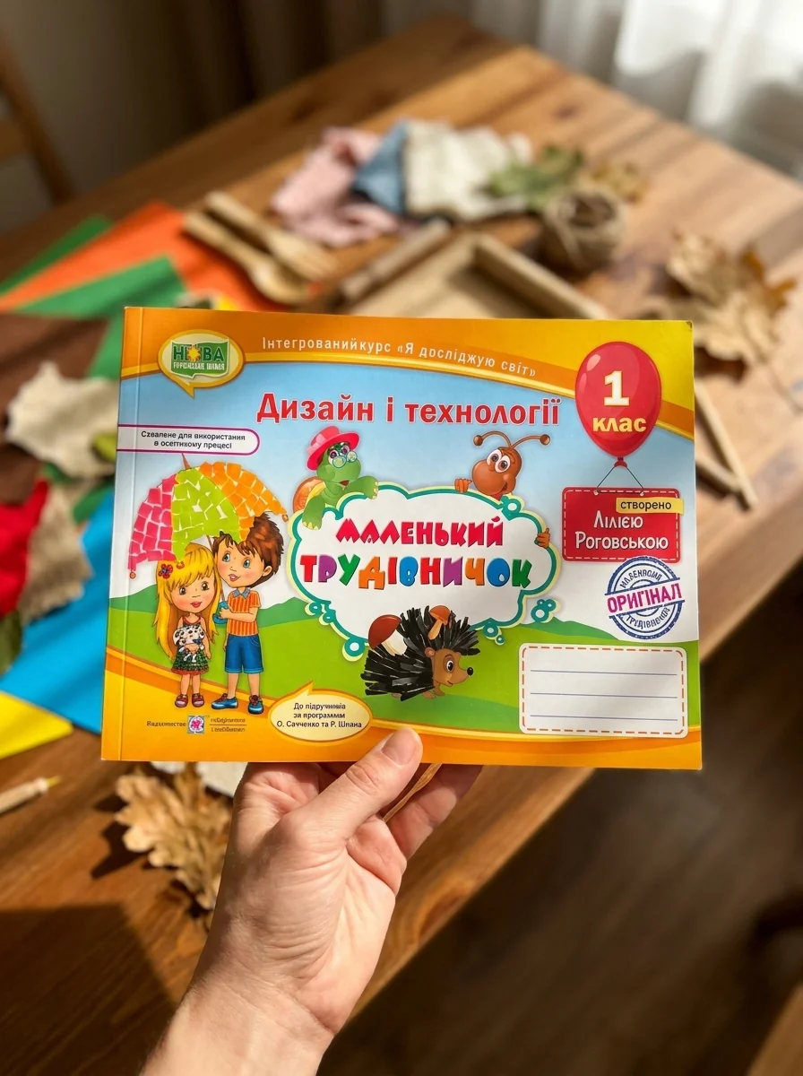 Маленький трудівничок. 1 клас. Альбом-посібник з трудового навчання — фото 2
