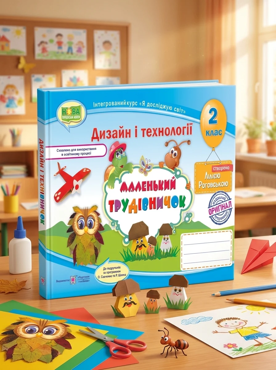 Маленький трудівничок. 2 клас. Альбом-посібник з трудового навчання — Дитяча література