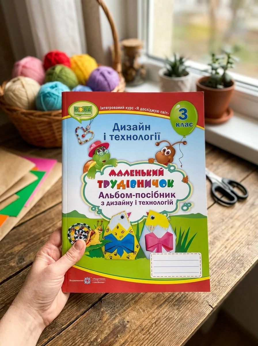 Маленький трудівничок. 3 клас. Альбом-посібник з дизайну і технологій — фото 2