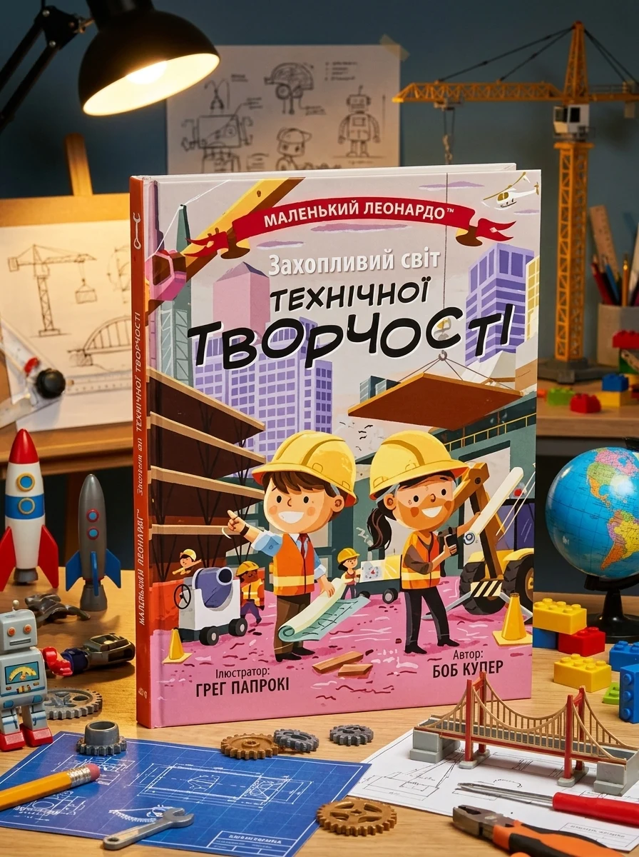 Маленький Леонардо Захопливий світ технічної творчості — Дитяча література