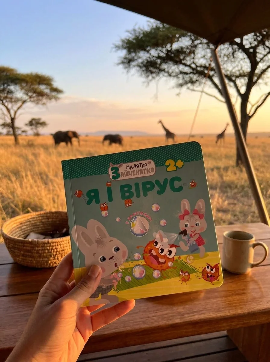Малятко-зайченятко. Я і вірус — Розвивальні книги