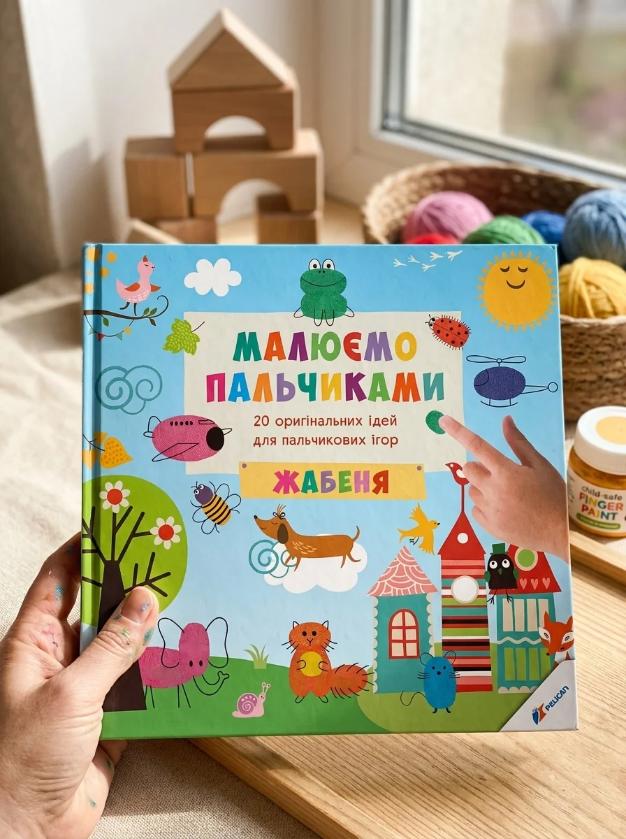 Малюємо пальчиками. Жабеня — Розвивальні книги