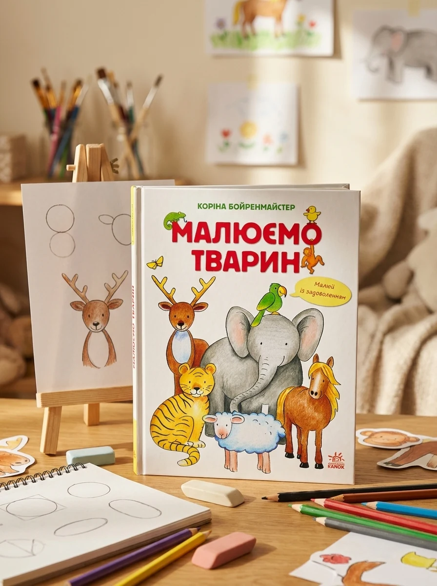 Малюємо тварин — Дитяча література