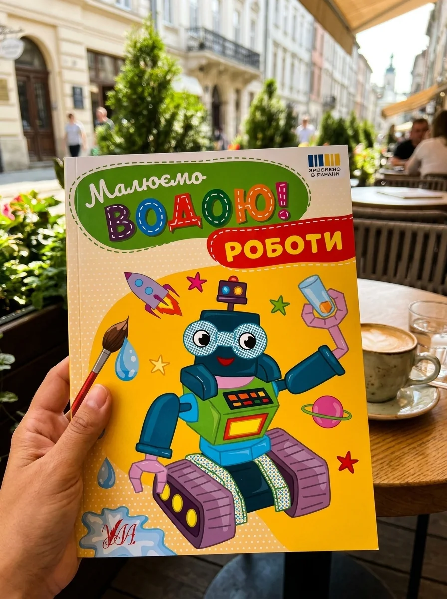 Малюємо водою! Роботи — Дитяча література