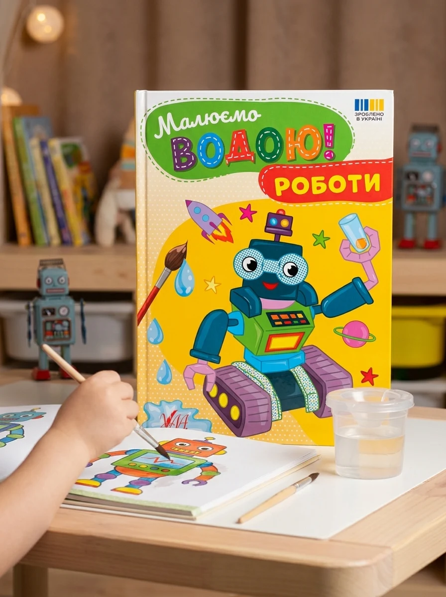 Малюємо водою! Роботи, — Дитяча література
