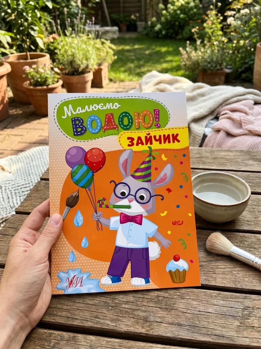 Малюємо водою! Зайчик — фото 2