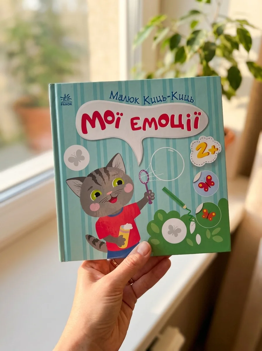 Малюк Киць-Киць. Мої емоції — Книги з наліпками