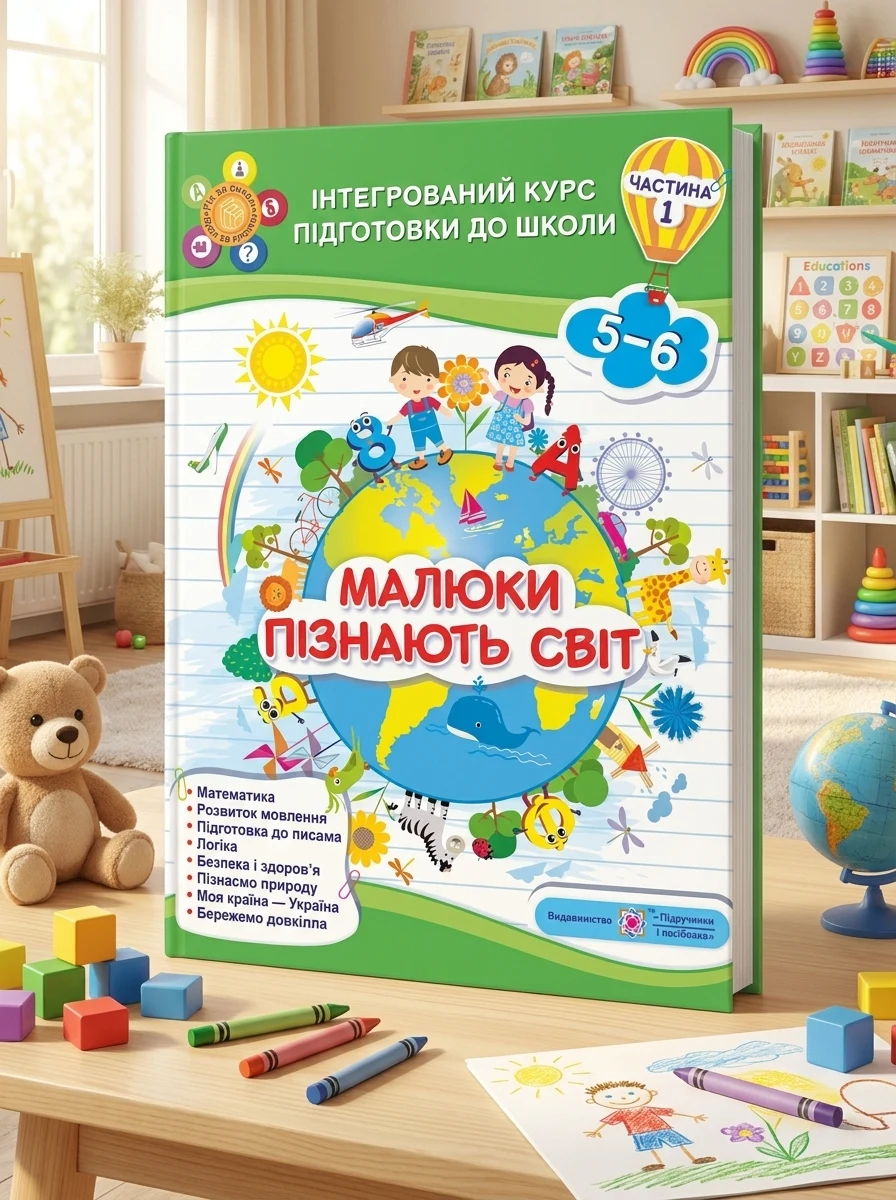 Малюки пізнають світ. Інтегрований курс підготовки до школи. 5-6 років. Частина 1 — фото 2