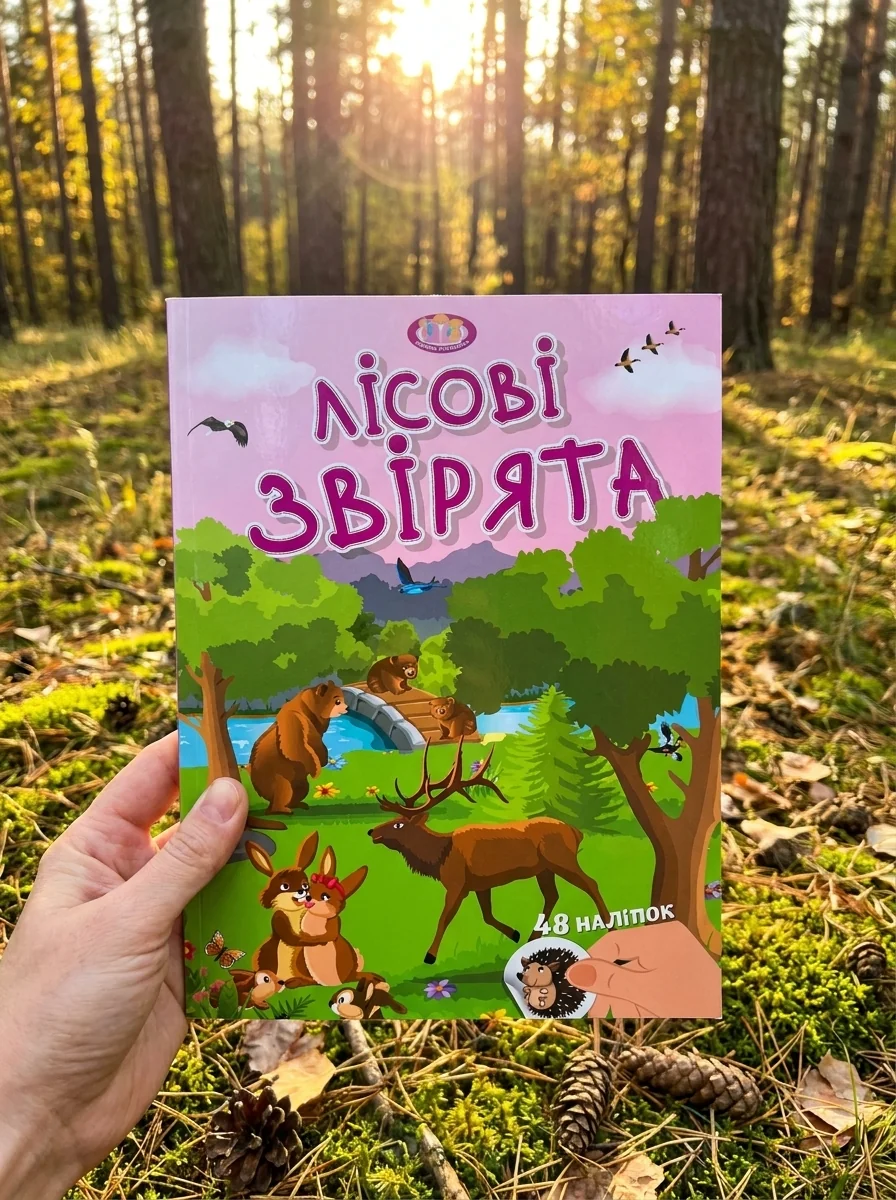 Малюки-розумнички. Лісові звірята — Дитяча література
