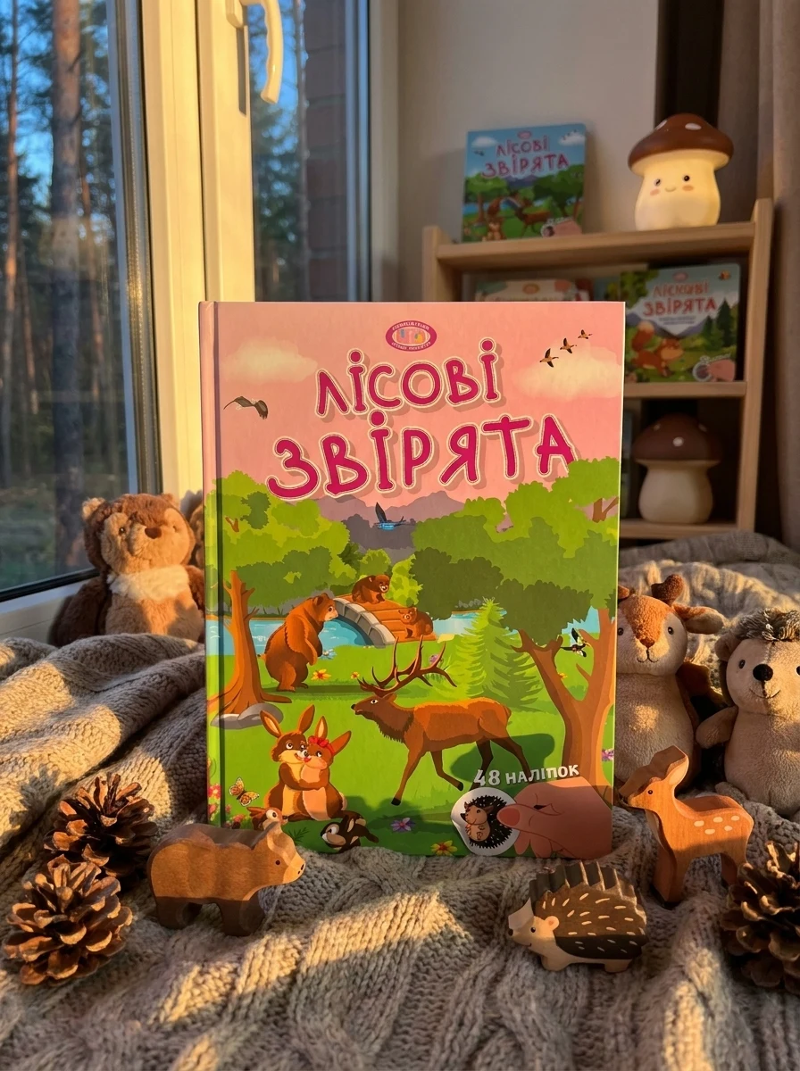 Малюки-розумнички. Лісові звірята, — Дитяча література