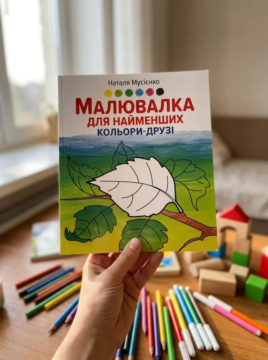 Малювалка для найменших: Кольори-друзі — Дитяча література