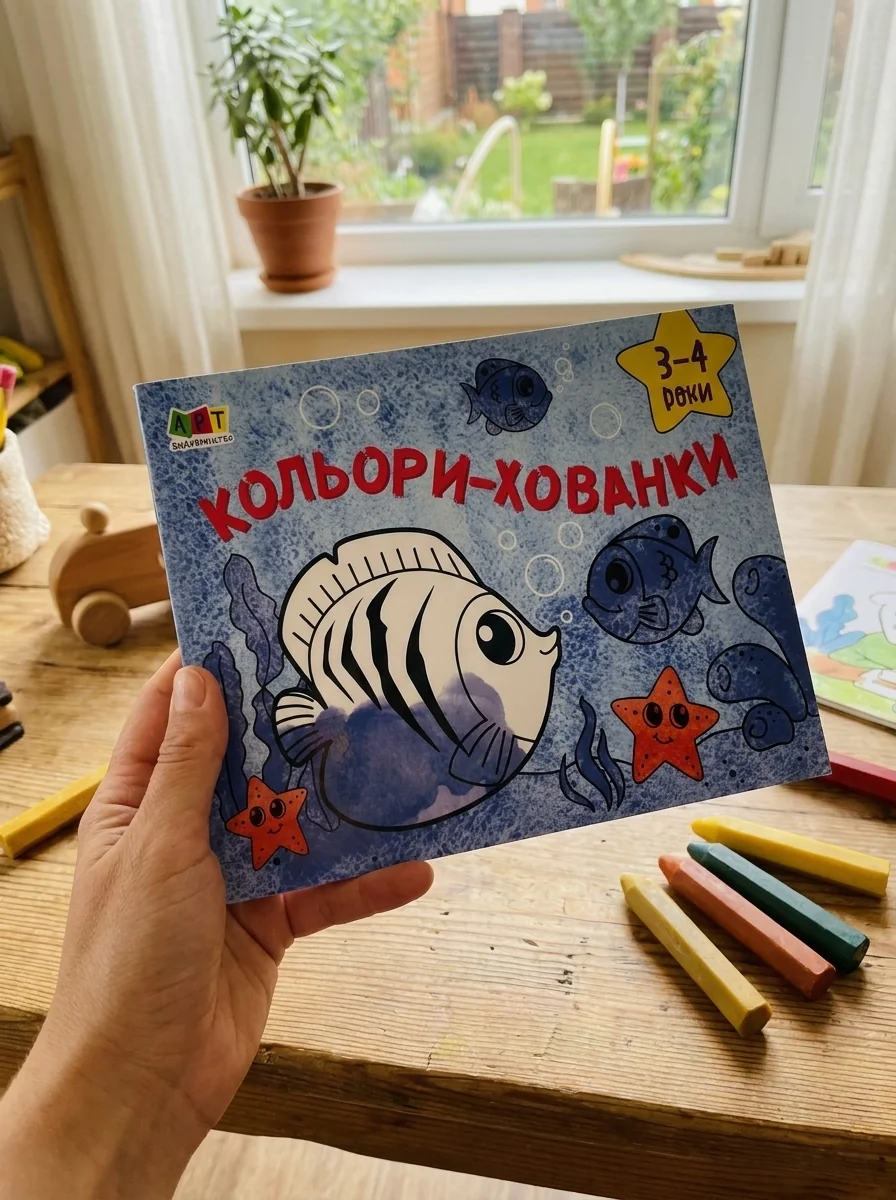 Малювалка для найменших: Кольори-хованки — Дитяча література