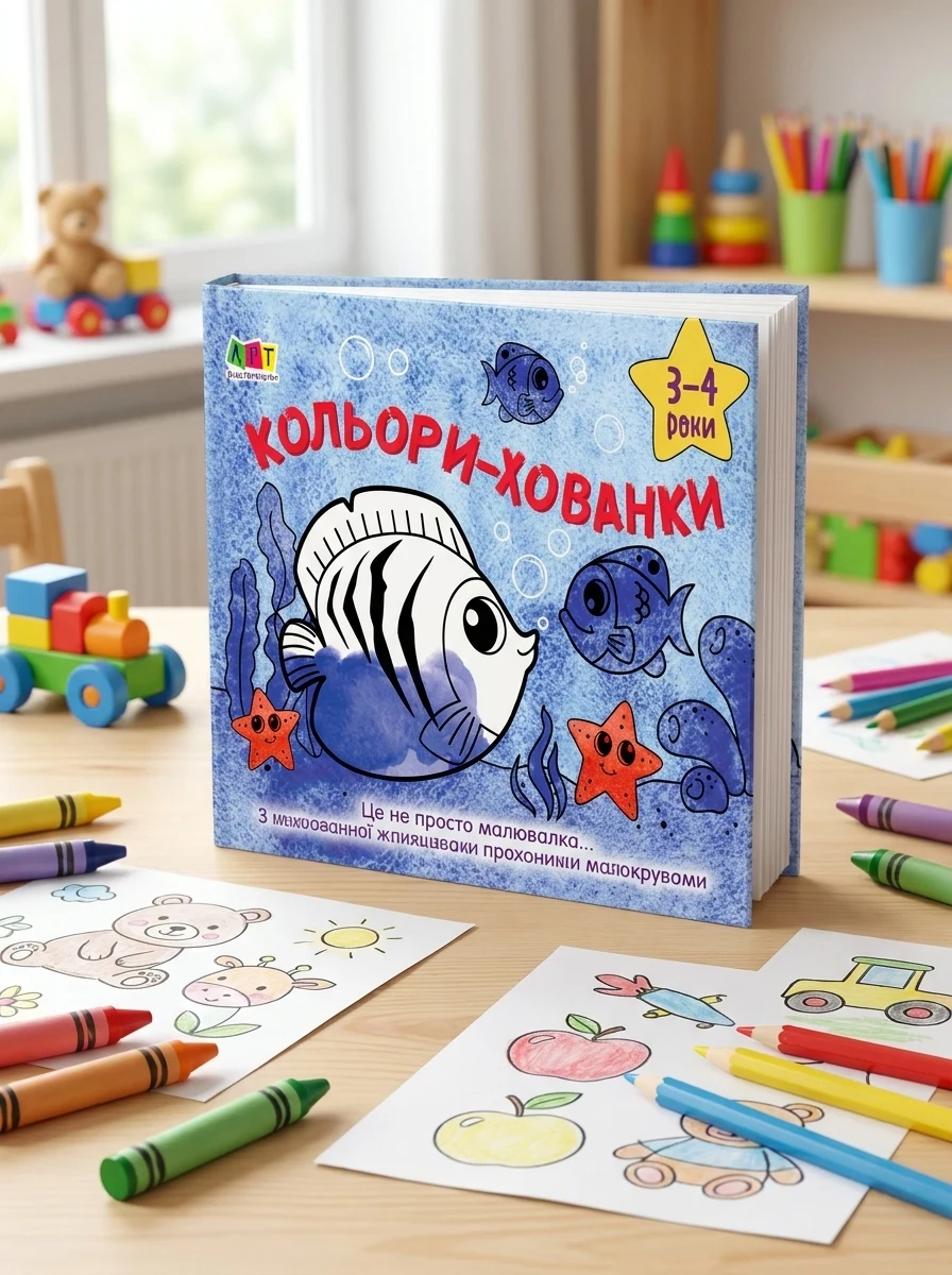 Малювалка для найменших: Кольори-хованки — Дитяча література