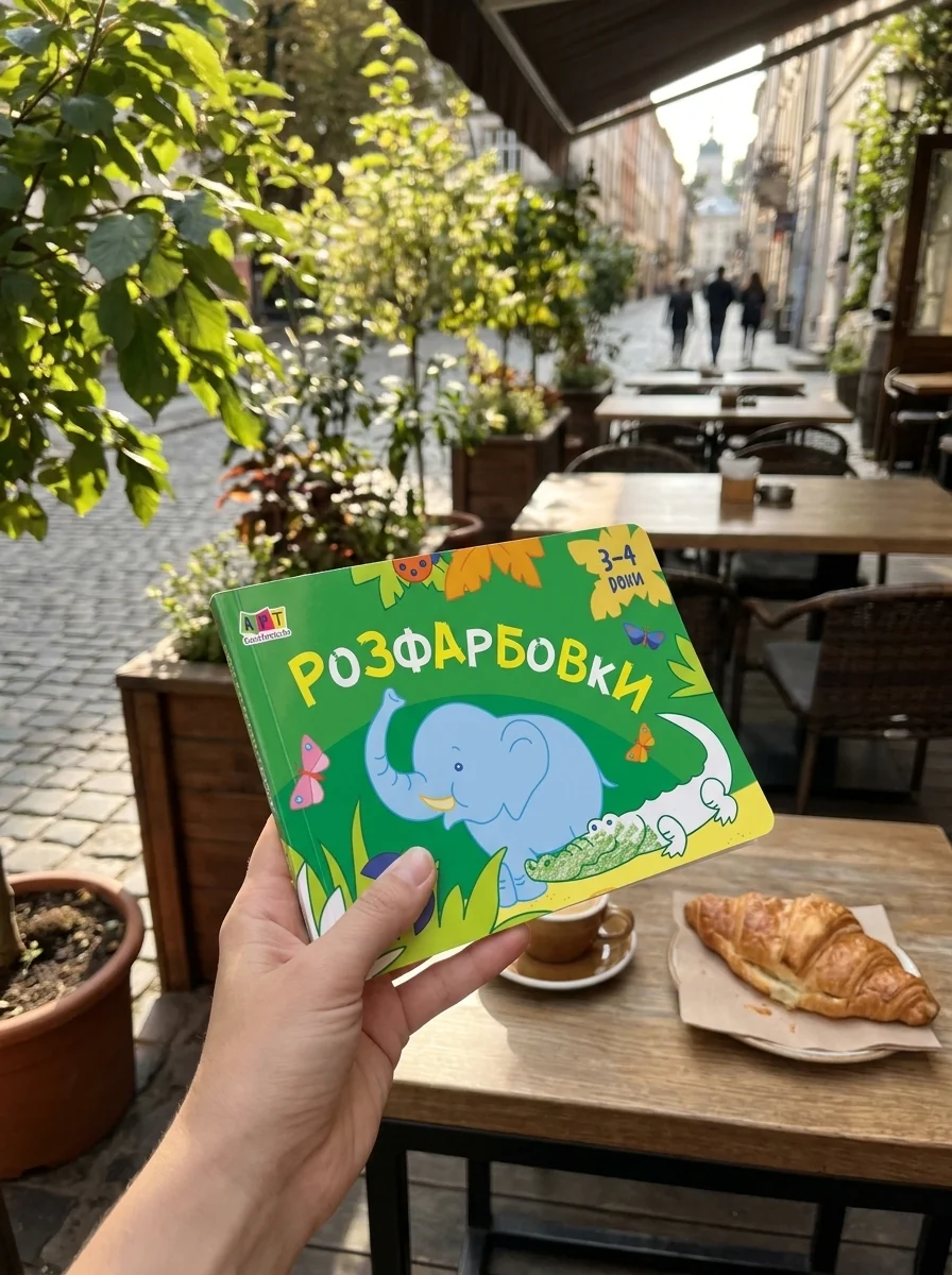 Малювалка для найменших: Розфарбовки №1 — Дитяча література