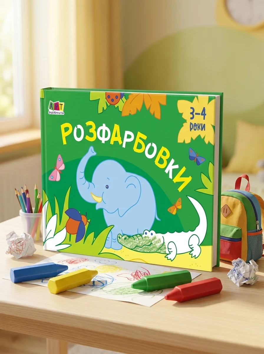 Малювалка для найменших: Розфарбовки №1, — Дитяча література
