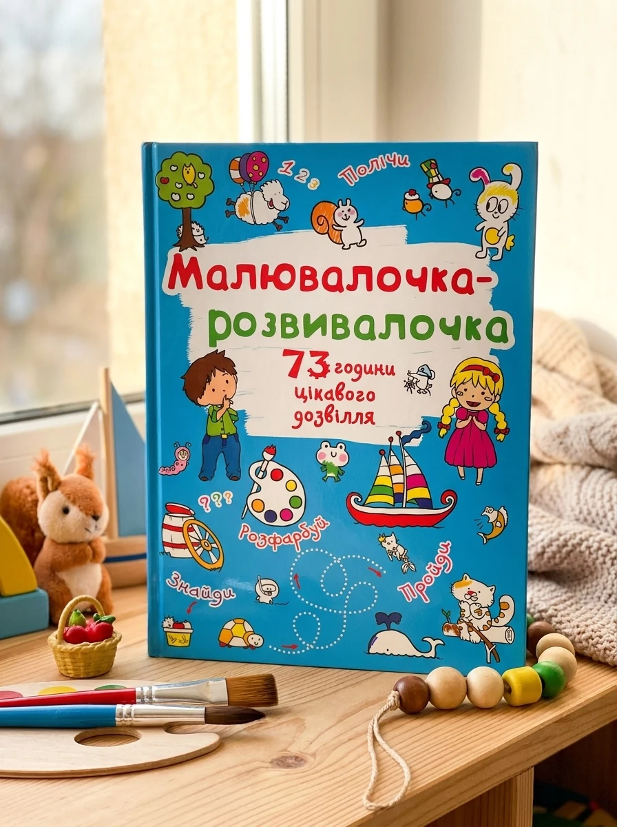 Малювалочка-розвивалочка. Білочка, — Дитяча література