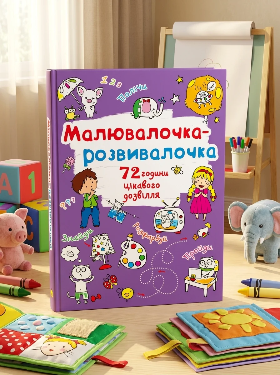 Малювалочка-розвивалочка. Слоник, — Дитяча література