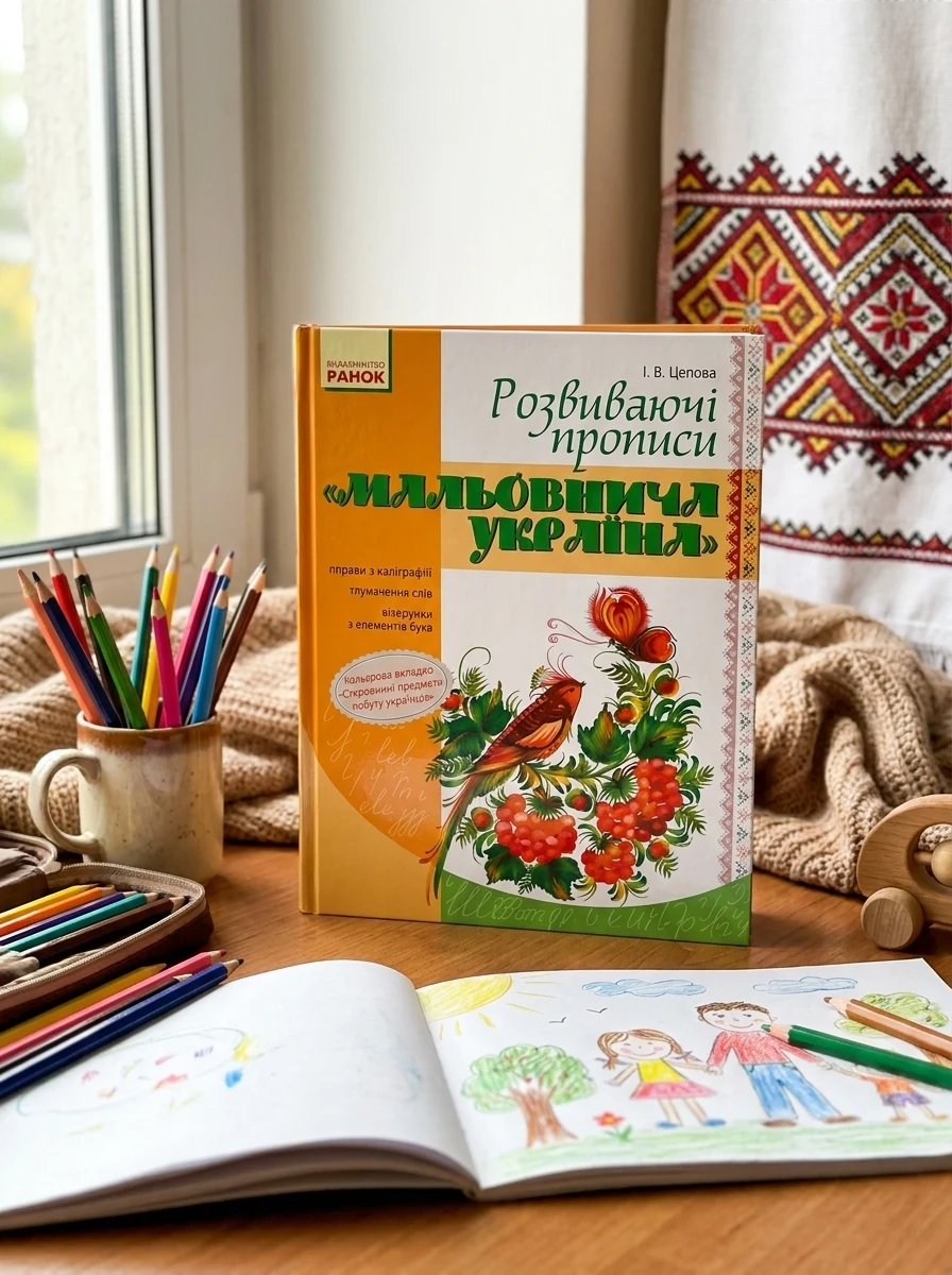 Мальовнича Україна. Розвиваючі прописи. 1 клас — Дитяча література