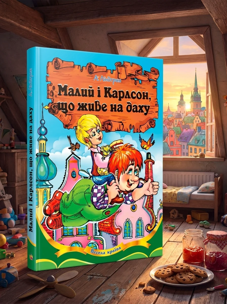 Малий і Карлсон, що живе на даху (Весела країна) — Навчальна література