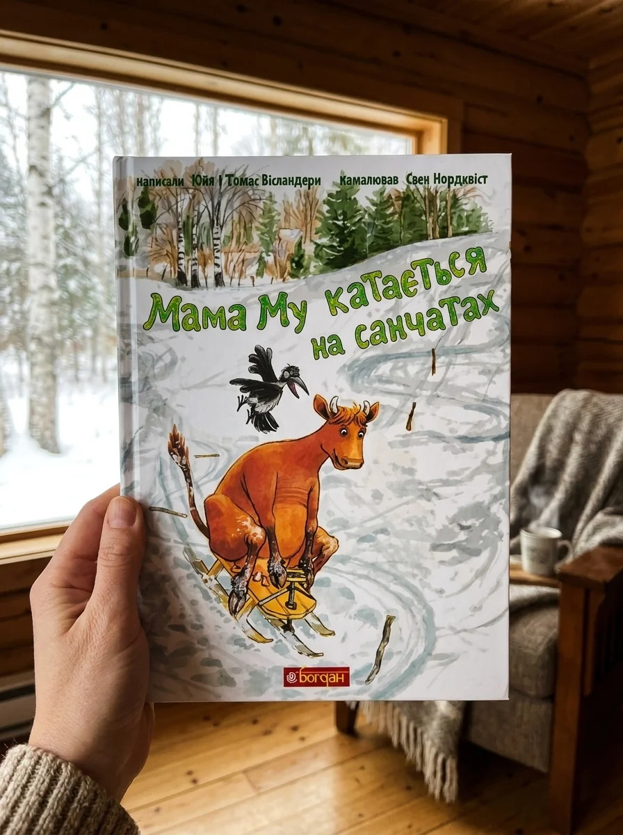 Мама Му катається на санчатах | купити книгу онлайн